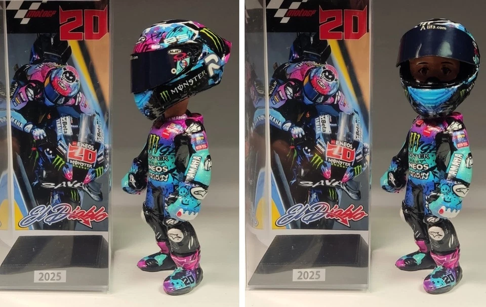 Fabio Quartararo Handmade Figure LeMans 2024 - Image 2 of 2