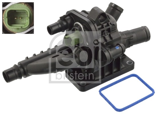 1X Febi Bilstein 106066 Thermostat KüHlmittel FüR CitroëN Fiat Peugeot Toyota-image