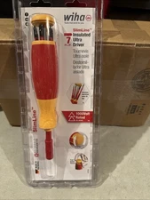 Wiha 28395 Insulated Slim Line Precision Pop Up Screwdriver Set 1000 V