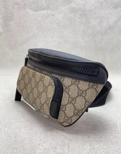Gucci GG monogramme suprême toile bandoulière sac ceinture pochette 250216