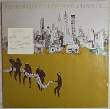 Joni Mitchell The Hissing Of Summer Lawns Vinyl Record LP VG+/G+ SYLA 8763 1975