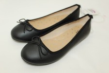 NWT Cat Jack Girls Shoes Matte Black Slip on Ballet Flats Toddler Size 8