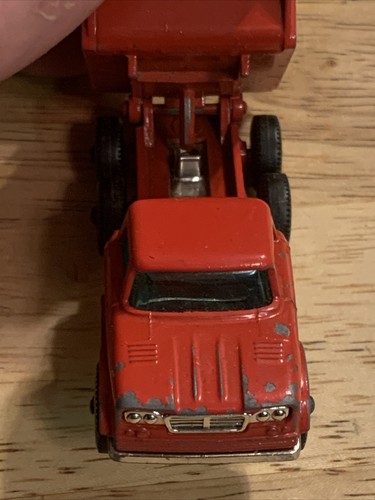 Vintage Lesney Matchbox #48 Dodge Dumper Truck 1967 Red England - Picture 7 of 9