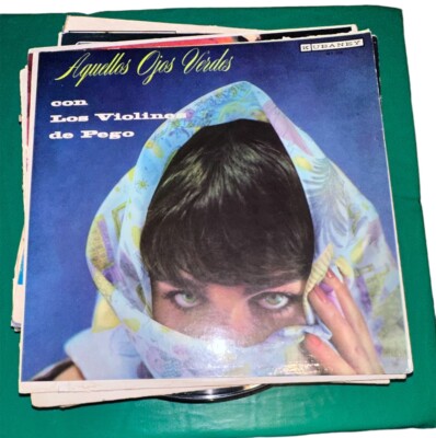 Los Violines de Pego Aquellos Ojos Verdes Vinyl Record SMT-118 LP Shrink