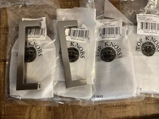 Top Knob Brushed Nickel 3 3/4” Drawer Pulls. Lot of 13.