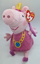 TY Peppa Pig Princess Soft Beanie Plush Toy - BNWT!