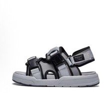 Li-Ning Men's Round headed Comfortable beach Sandals Grey AGUT013-2