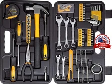 128 PCS Tool Set General Household Hand Tool Set, Juego de herramientas de mano