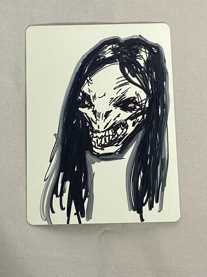 MTG Hag Hedge-Mage Artist Proof Sketch and Signature Signed Altmann - Image 2 of 2