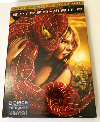 Spider-Man 2 (Special Edition) (2 Disc Set, DVD, 2004) Marvel, Tobey Maguire