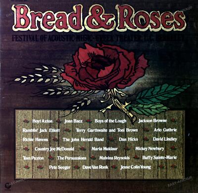 Various - Bread & Roses: Festival Of Acoustic Music 2LP FOC (VG+/VG+) '