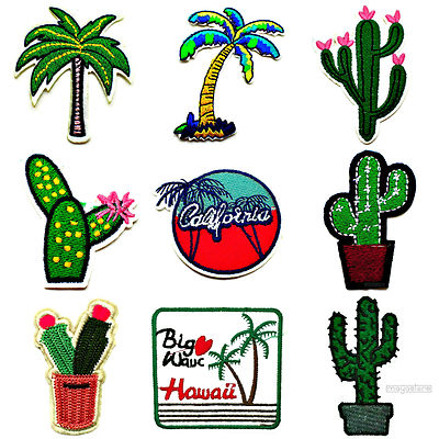 PALME KAKTUS PATCH CALIFORNIA HAWAI PALMEN CACTUS WSTE SONNE AUFNHER  AUFBGLER | eBay.de