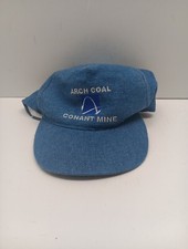 Vintage Arch Coal Denim Hat, St Louis, Conant Mine, Made In USA