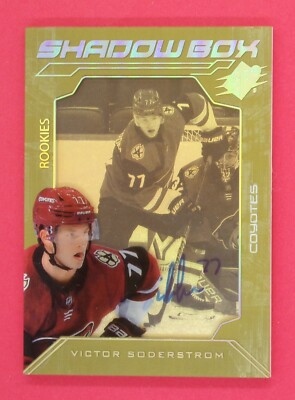 2020-21 SPx Victor Soderstrom 149/175 Shadow Box Rookies Autographs #SBAVS