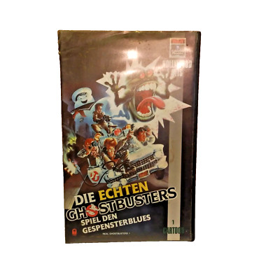 Die echten Ghostbusters    Spiel den Gespensterblues   VHS  Videokassette   1986