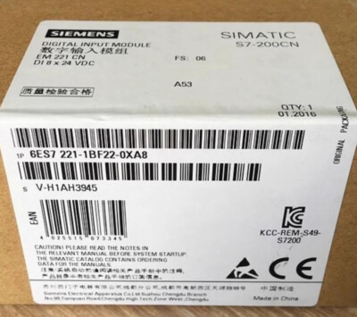 SIEMENS Digital Input Module 6ES7221-1BF22-0XA8