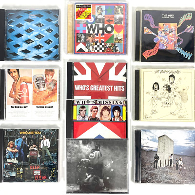 The Who 10 CD Lot Missing Quadrophenia Tommy Next Hits Numbers Sell Out Quick