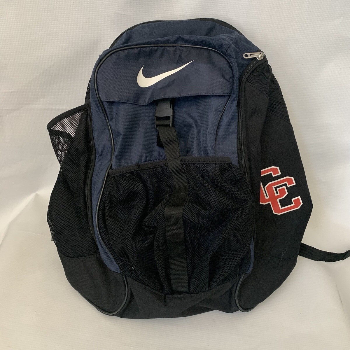 @ Nike Windbreaker Coat Jacket Rn#56323 Blue Zipper Swoosh