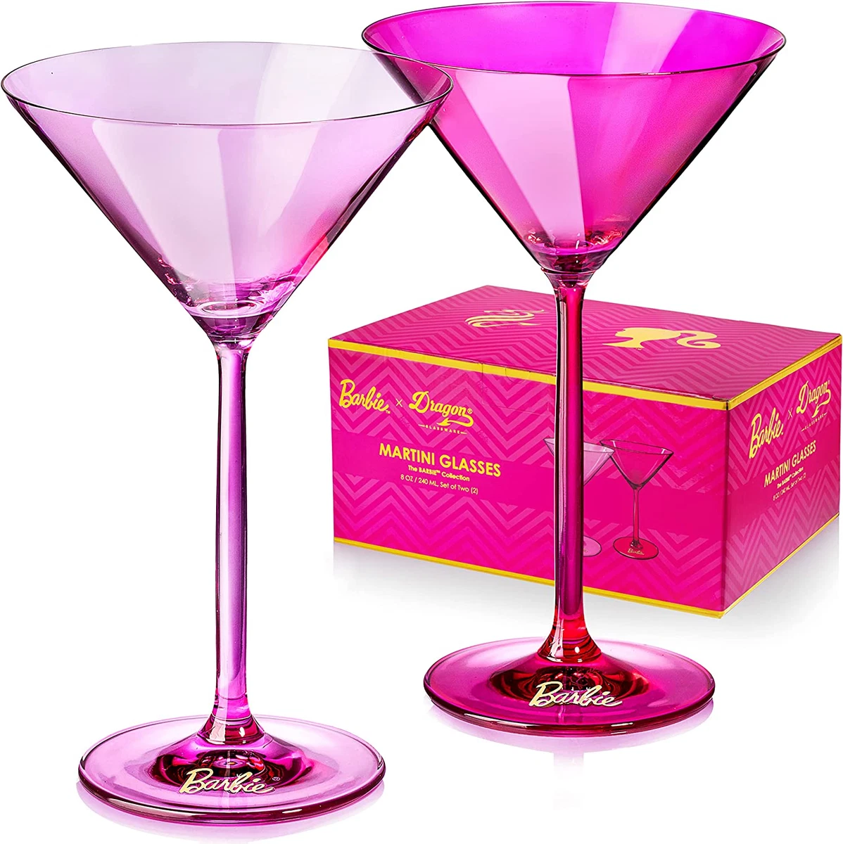 Large Plastic Martini Glasses