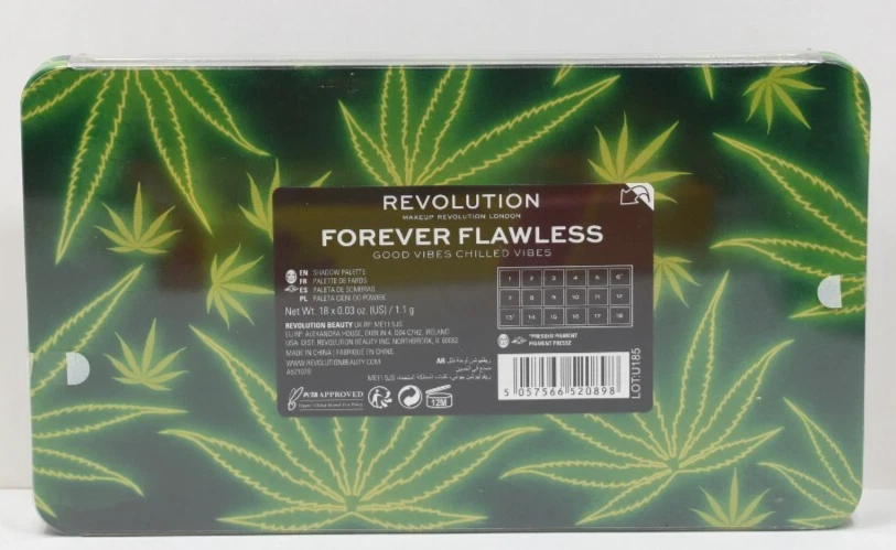 Beauty Supply Resale Lot  3 Revolution Eyeshadow Good Vibes & 4 Piece Brush Sets - Image 4 of 4