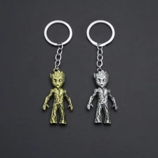 Avengers Guardians of the Galaxy Groot Alloy Keychain Keyring Key Chain Rings