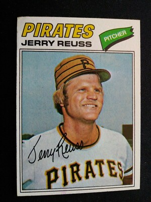 1977 Topps Baseball Card # 645 Jerry Reuss - Pittsburgh Pirates