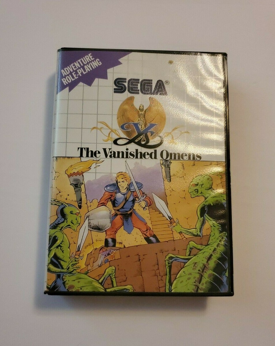 Ys: The Vanished Omens SMS (Sega Master System, 1988) COMPLETE CIB