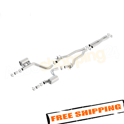Borla 15-16 Dodge Charger SRT 392 6.4L No Tip Single Split Rear Exit ATAK w/ Valves Exhaust
