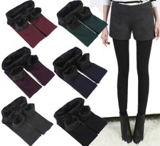 Winter Womens Thermal Thick Warm Fleece Lined Pants Tight Pencil Leggings Gifts