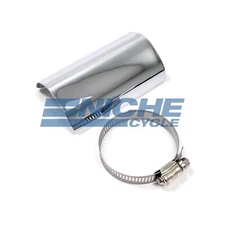 4" Chrome Universal Motorcycle Exhaust Pipe Heat Shield 1.5"-2"