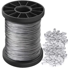 Picture Hanging Wire 1.5mm Up To 150lbs100feet30.5m Stainless Steel Wire Spool