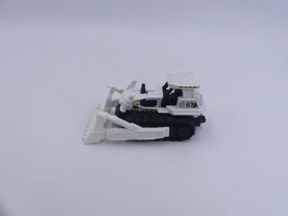 Ground Breaker Bulldozer Matchbox 2013 coche fundido a presión blanco 07 7 construcción Foto 4 de 4