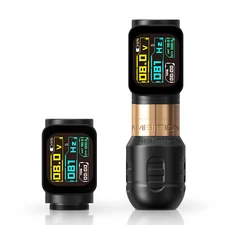 Wireless Tattoo Machine Rotary Pen 2400mAh Straight Rod 3.5/4mm Brushless Motor