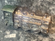Avon 1485 Train Glass Car Deep Woods After Shave Decanter Chrome Full