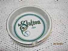 The Station 1868 Restaurant Round Vintage Ashtray PA Pennsylvania