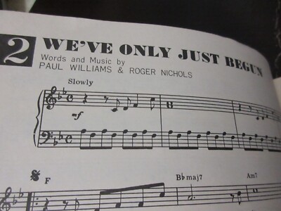 Paul Williams Japan Score Song Book in 1973 Discography Roger