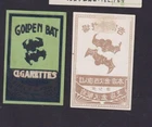 2 Old   Matchbox  label   Japan BN208129 Bat
