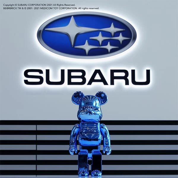SUBARU BE@RBRICK BEARBRICK 400% LIMITED MODEL 1st BLUE Figure Medicom Toy