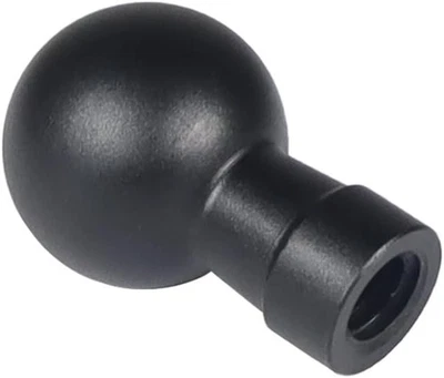 NOVELGOAL Aluminium-Kugelkopfhalterung, 17 mm, 6,35 mm Schraube, männlich/weiblich,