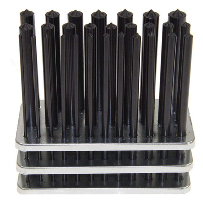 28 Piece Transfer Punch Set 3/32''-1/2'' by 64Ths plus 17/32''