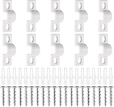 10 PCS Wire Shelf Clips, Shelf Clips for Metal Shelving Closet Maid Shelfs Clip