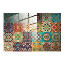 Upgrade Your Space with Elegant Moroccan Tile Stickers for Bathroom and Kitchen