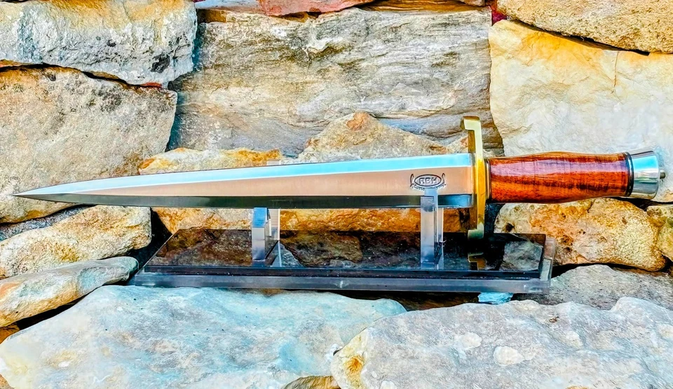 RBH CUSTOM KNIVES Large Fixed Blade Stiletto Toothpick 17" KNIFE Dagger USA MADE - Image 3 of 4