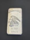 Rarities Mint vintage 10 troy ounce Silver Bar Very Low Serial Number 0598