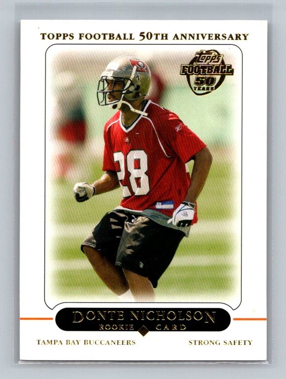 Donte Nicholson 2005 Topps Rookie #374 Tampa Bay Buccaneers