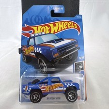 Hot Wheels '87 1987 Dodge D100 Pickup Truck HW Race Team Blue Diecast 168/250