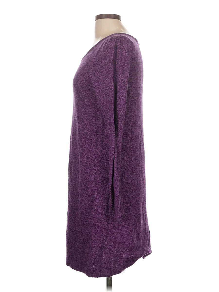 H&M Women Purple Pullover Sweater L View 4