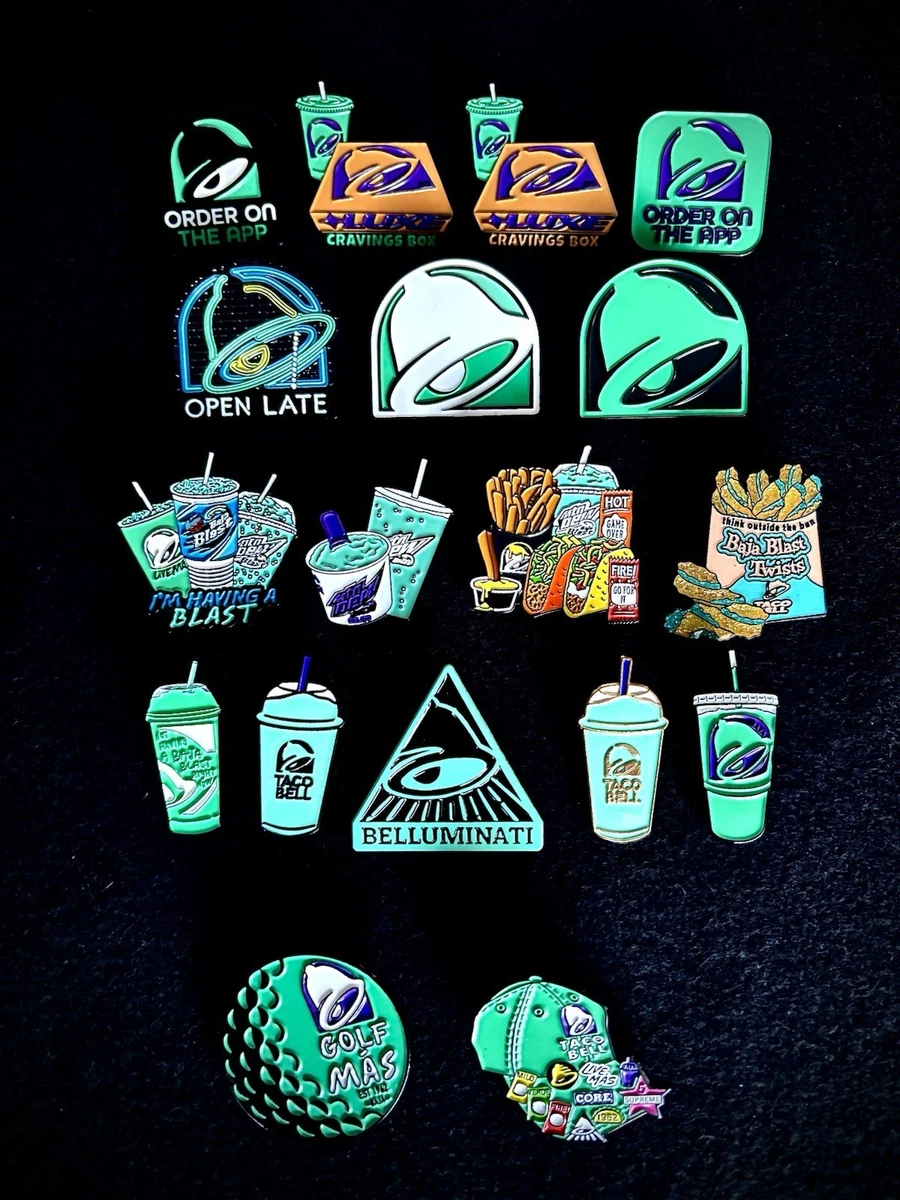 Sac Fourre-tout Vintage Taco Bell Années 90 - Logo Ancien - Noir - Exclusif - Très Bon état