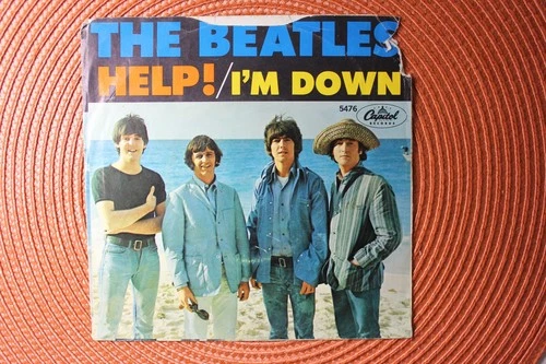The Beatles HELP Picture Sleeve Capitol