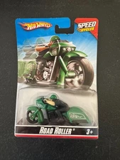 Hot Wheels Speed Cycles Road Roller with Rider N51